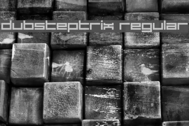 Dubsteptrix Regular Font examples