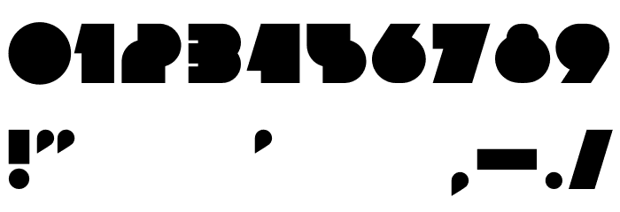 Dubtronic Solid Font OTHER CHARS