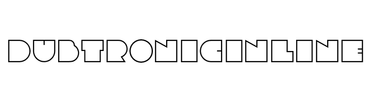 DubtronicInline  font caratteri gratis