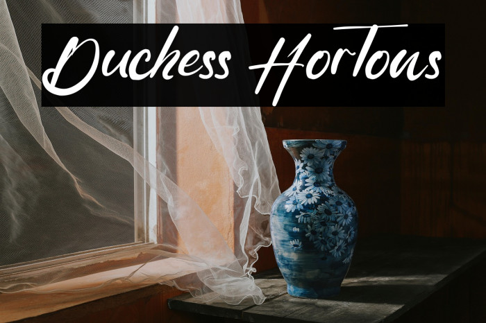 Duchess Hortons Example 1