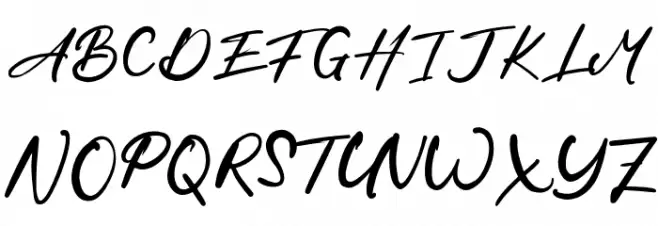 DuchessHortons 字体 大写