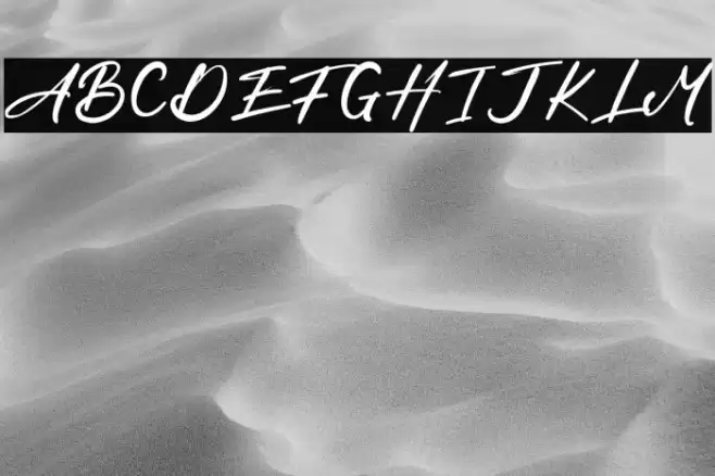 DuchessHortons Font examples