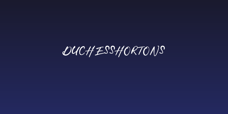 DuchessHortons Social Header