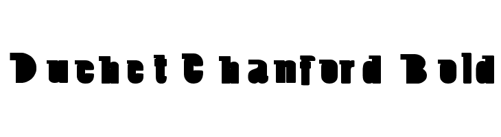 Duchet Chanford Bold  font caratteri gratis