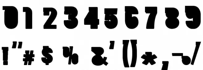 Duchet Chanford Bold Font OTHER CHARS