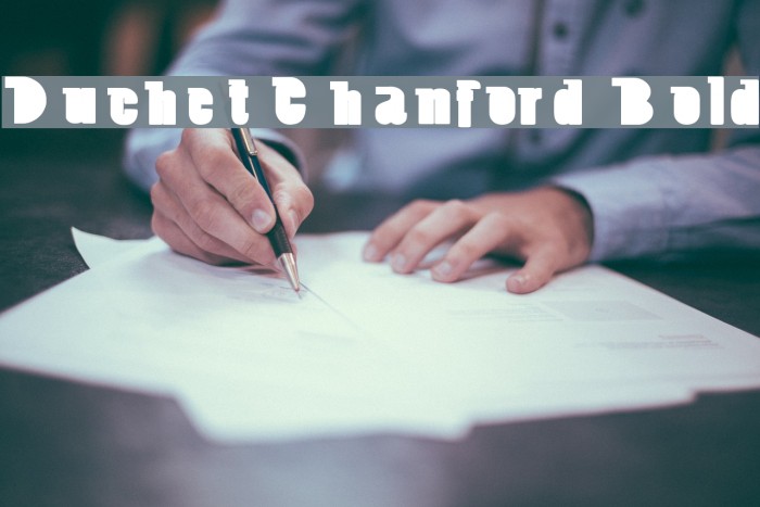 Duchet Chanford Bold Example 1