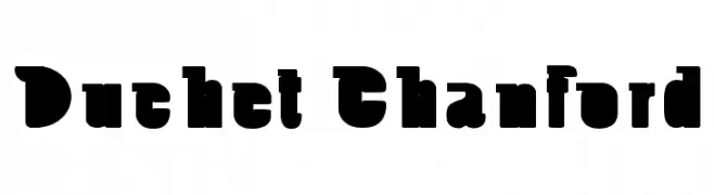 Duchet Chanford  免费字体下载