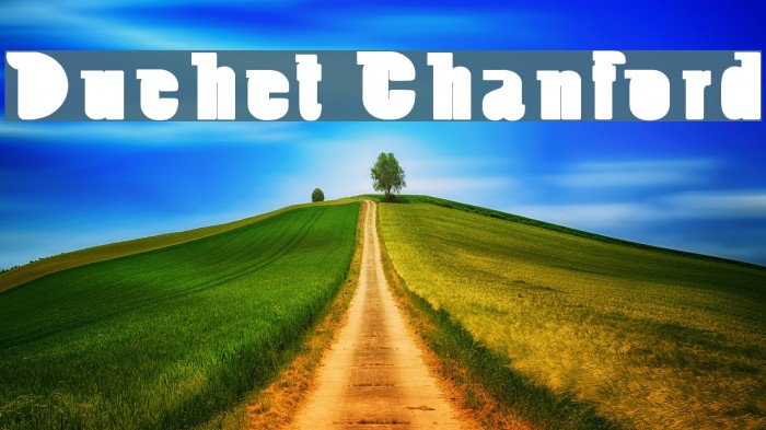 Duchet Chanford Font examples