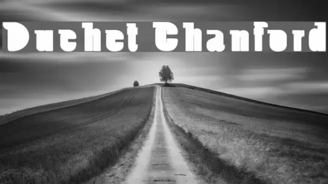 Duchet Chanford Font examples