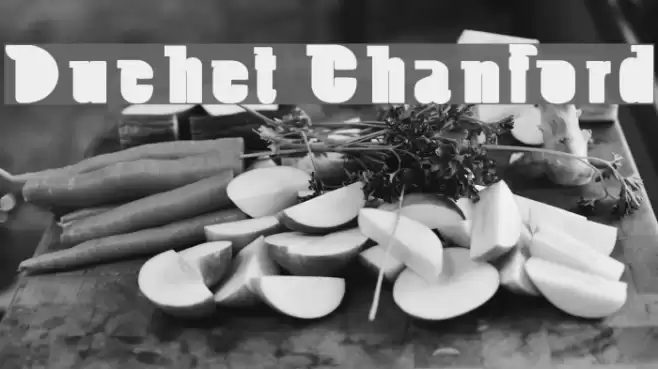 Duchet Chanford Font examples