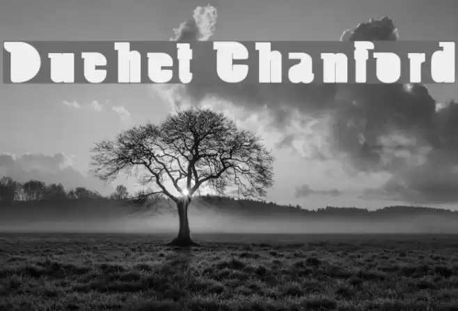 Duchet Chanford Font examples