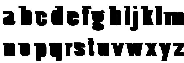 Duchet Chanford Font LOWERCASE