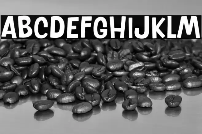 Duck Come Font examples