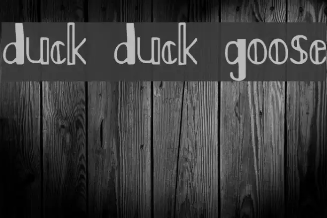 Duck Duck Goose Example 1