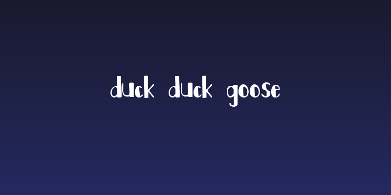 Duck Duck Goose Social Header