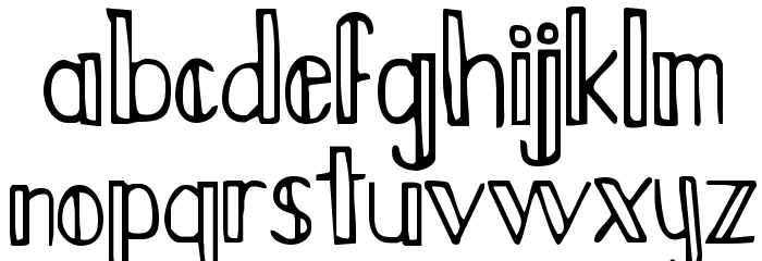 Duck Duck Goose Font LOWERCASE