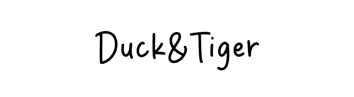 Duck & Tiger  Frei Schriftart Herunterladen