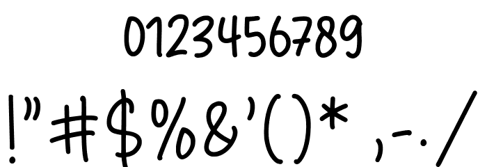 Duck & Tiger Font OTHER CHARS