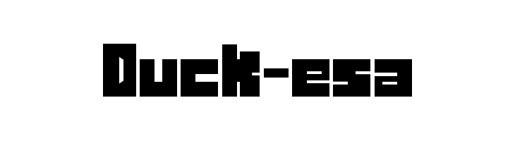 Duck-esa Font