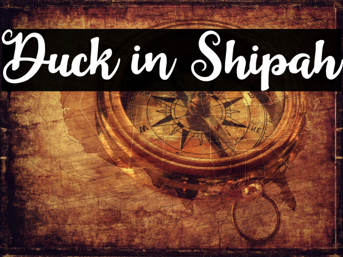 Duck in Shipah Font examples