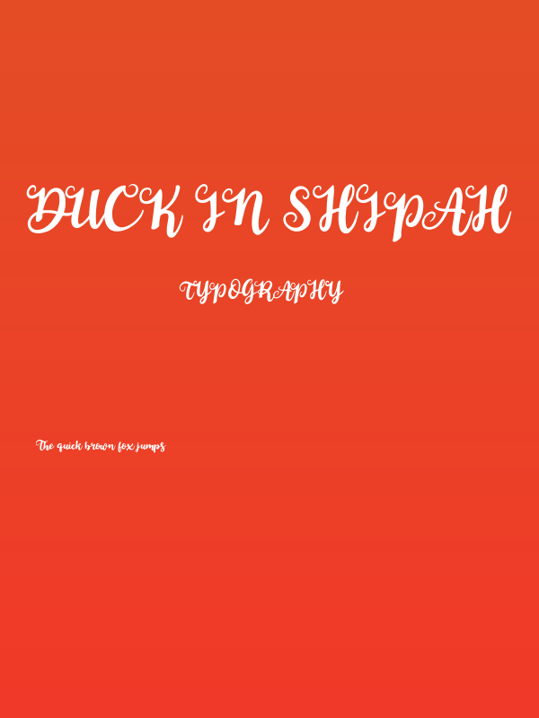 Duck in Shipah Poster