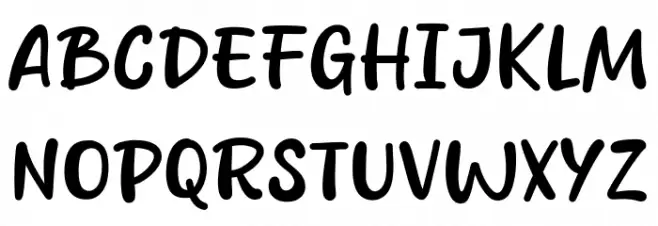 Duck spicy Font Litere mari