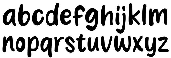 Duck spicy Font LOWERCASE