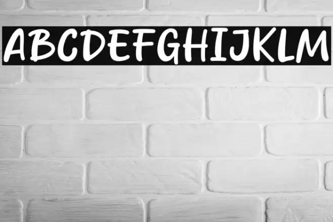 Duck spicy Font examples