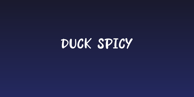 Duck spicy Social Header