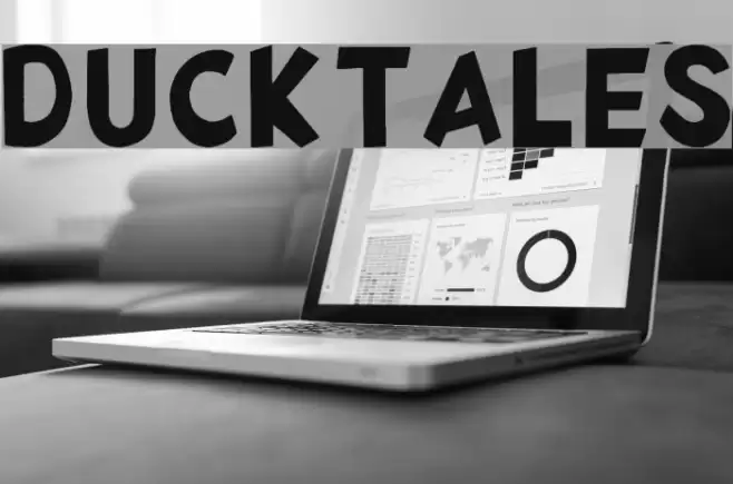 DuckTales Font examples