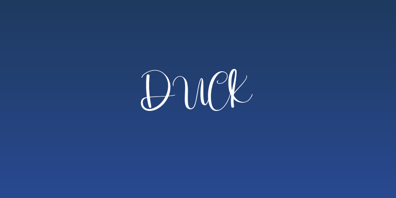 Duck Social Header