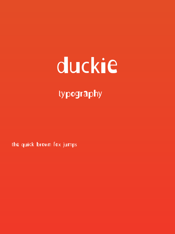 Duckie Poster