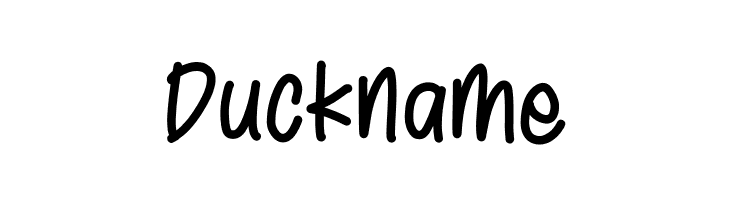 Duckname  नि: शुल्क फ़ॉन्ट्स डाउनलोड
