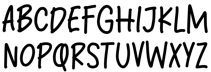 Duckname Font UPPERCASE
