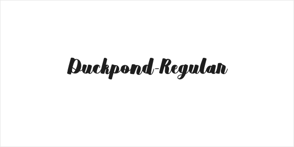 Duckpond-Regular Logo