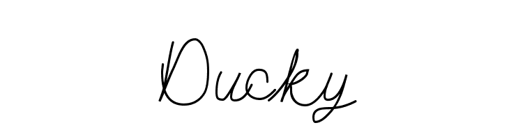 Ducky Font
