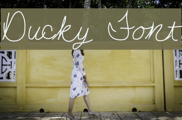 Ducky Font examples