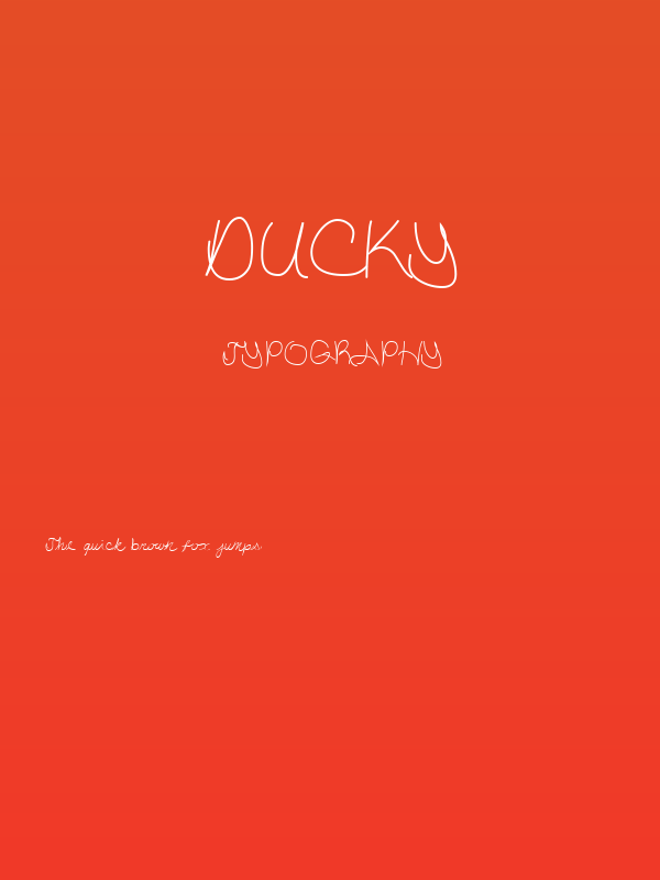Ducky Poster