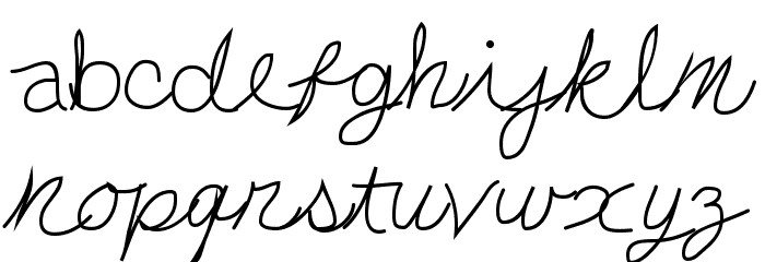 Ducky Font LOWERCASE