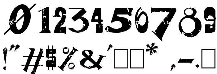 Dude Ranch Font OTHER CHARS
