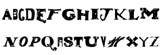 Dude Ranch Schriftart Groß