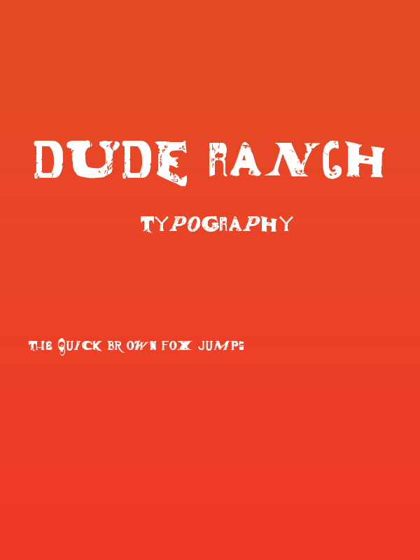 Dude Ranch Poster
