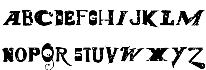 Dude Ranch Font LOWERCASE