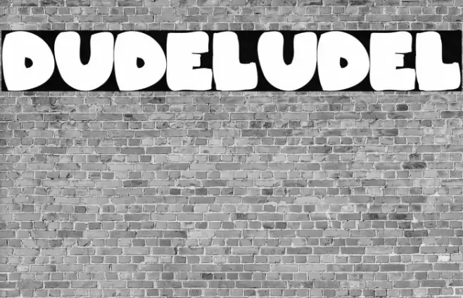 Dudeludel Font examples