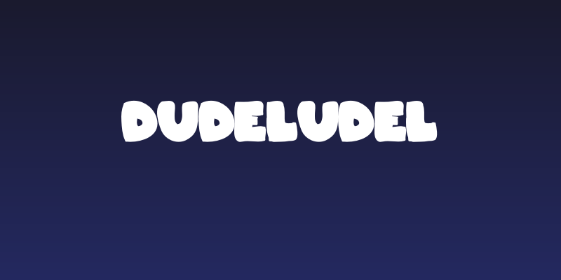 Dudeludel Social Header