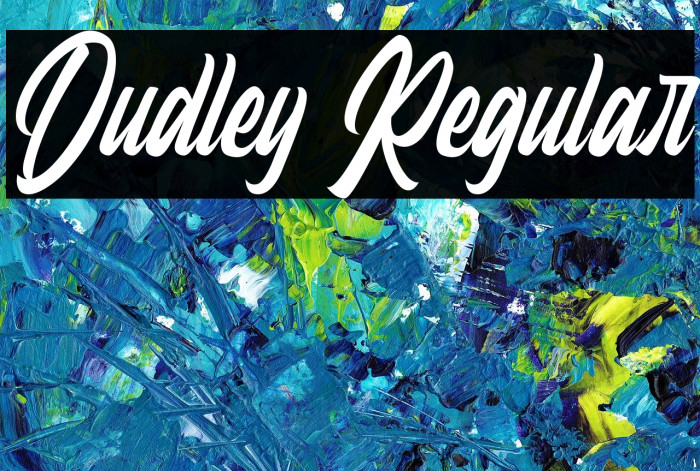 Dudley Regular Font examples