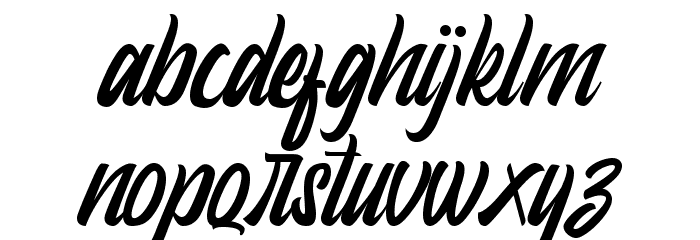 Dudley Regular Font LOWERCASE