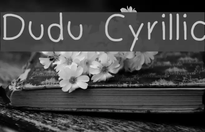 Dudu Cyrillic examples