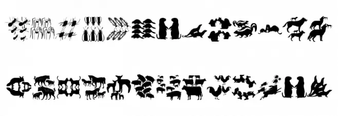 DueTresQuattro Font Litere mari