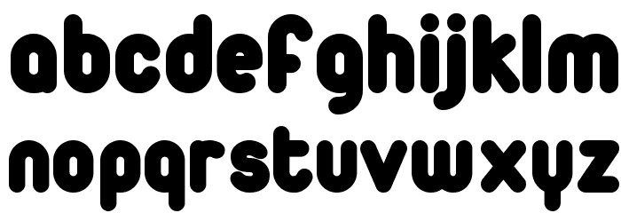Duepuntozero Black フォント 小文字